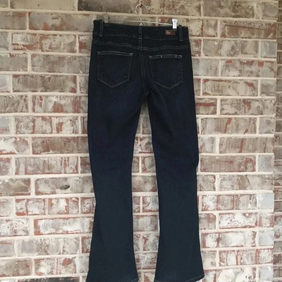 Paige Dark Wash HH Boot Denim Jeans - Picture 7 of 13